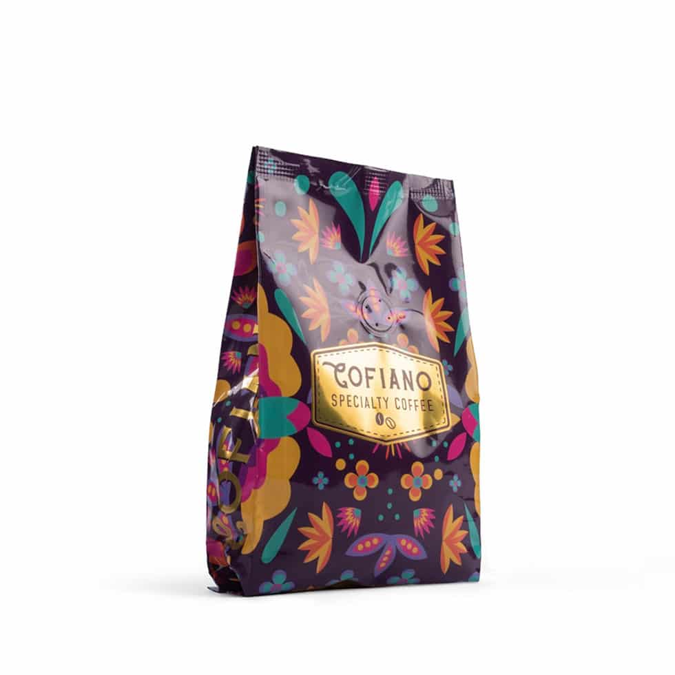 Side Gusset Coffee Pouch 250g – With Valve