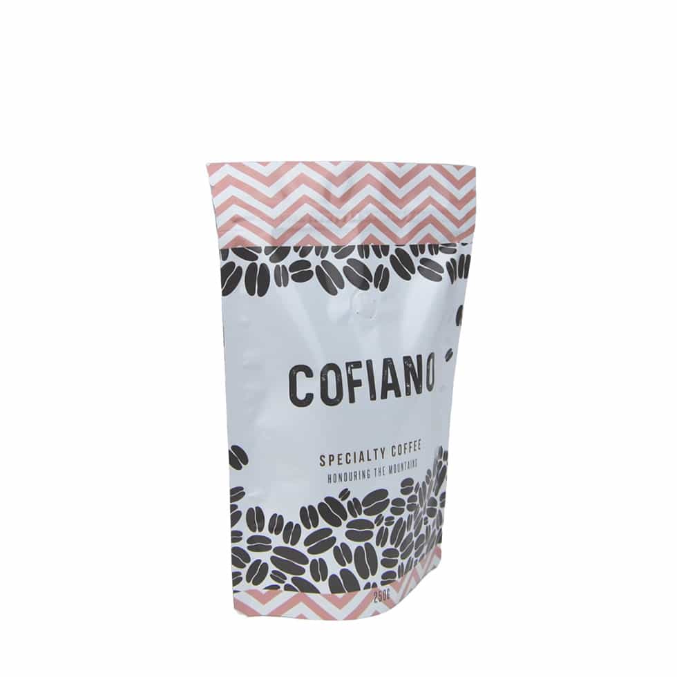 Stand Up Coffee Pouch 250g – With Valve